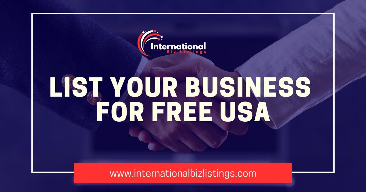 List Your Business for free in usa